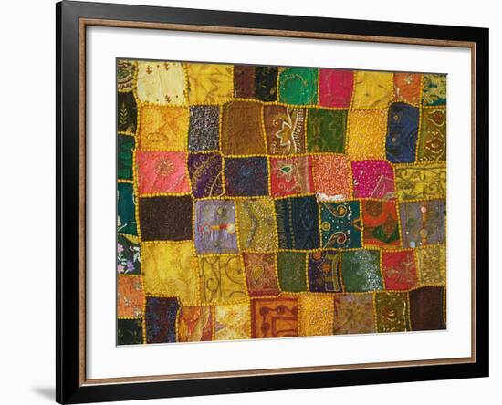 Colorful Carpet, Pushkar, Rajasthan, India-Keren Su-Framed Photographic Print