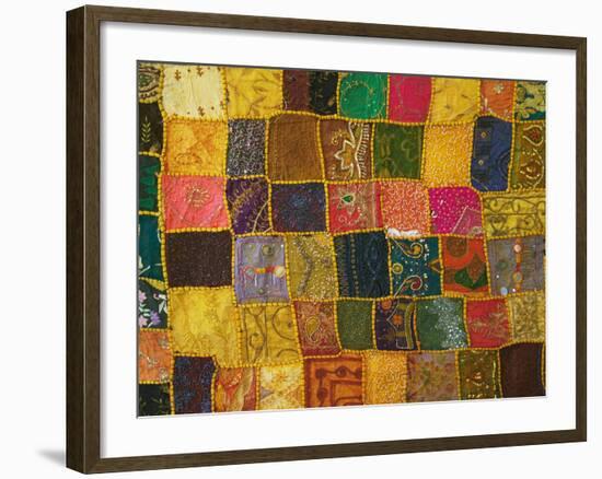 Colorful Carpet, Pushkar, Rajasthan, India-Keren Su-Framed Photographic Print