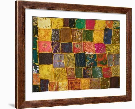 Colorful Carpet, Pushkar, Rajasthan, India-Keren Su-Framed Photographic Print