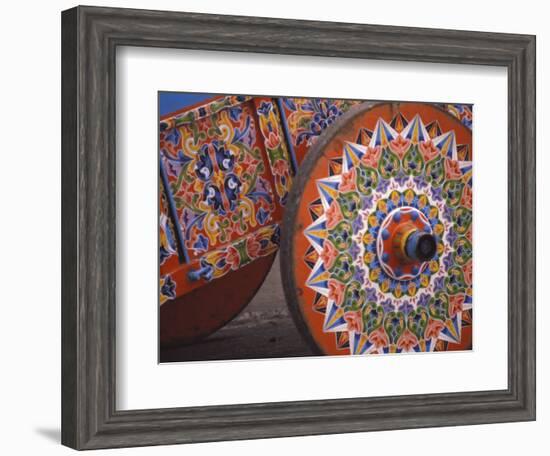 Colorful Cart, Sarchi, Costa Rica-Michele Westmorland-Framed Photographic Print