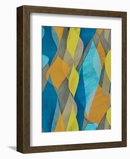 Colorful Cascade I-Alonzo Saunders-Framed Art Print