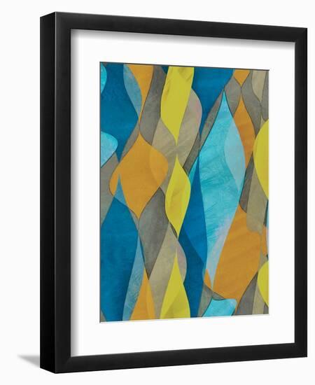 Colorful Cascade I-Alonzo Saunders-Framed Art Print