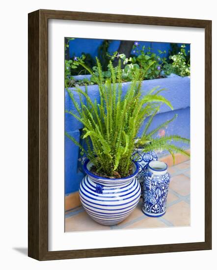 Colorful Ceramic Pots, San Miguel De Allende, Guanajuato State, Mexico-Julie Eggers-Framed Photographic Print