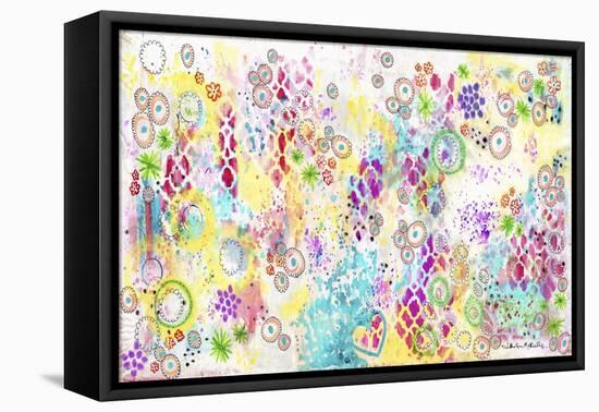 Colorful Chaos - Jennifer-Jennifer McCully-Framed Premier Image Canvas