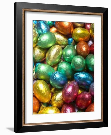 Colorful Chocolate Eggs-null-Framed Photographic Print