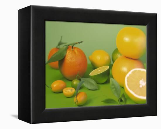 Colorful Citrus Fruit-Ulrike Koeb-Framed Premier Image Canvas