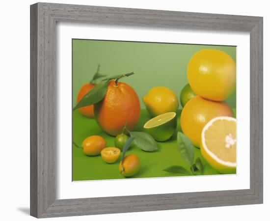 Colorful Citrus Fruit-Ulrike Koeb-Framed Photographic Print