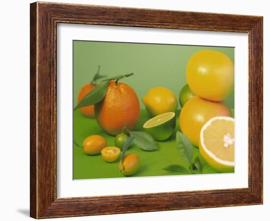 Colorful Citrus Fruit-Ulrike Koeb-Framed Photographic Print