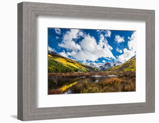 Colorful Colorado Mountain in Fall-kanonsky-Framed Photographic Print