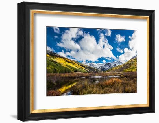 Colorful Colorado Mountain in Fall-kanonsky-Framed Photographic Print