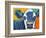 Colorful Country Cows I-Carolee Vitaletti-Framed Art Print