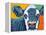 Colorful Country Cows I-Carolee Vitaletti-Framed Stretched Canvas