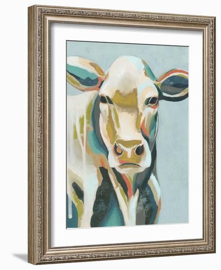 Colorful Cows III-Grace Popp-Framed Art Print
