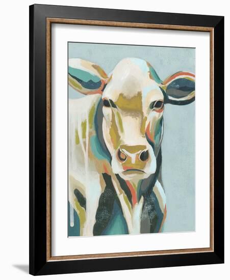 Colorful Cows III-Grace Popp-Framed Art Print