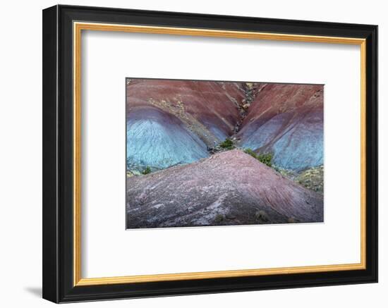 Colorful desert strata, Utah-Art Wolfe Wolfe-Framed Photographic Print