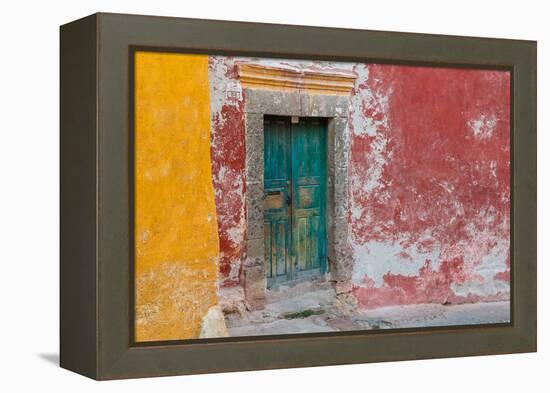 Colorful Door-Kathy Mahan-Framed Premier Image Canvas