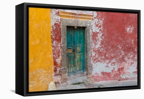 Colorful Door-Kathy Mahan-Framed Premier Image Canvas