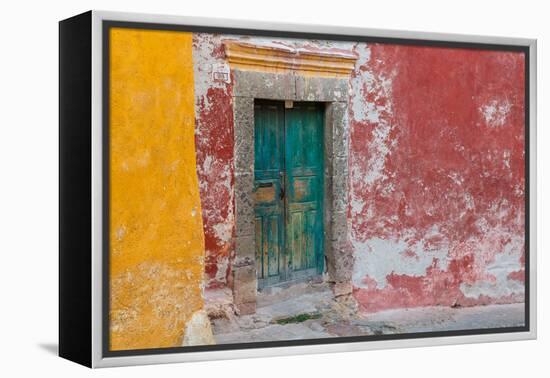 Colorful Door-Kathy Mahan-Framed Premier Image Canvas