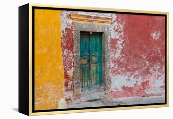 Colorful Door-Kathy Mahan-Framed Premier Image Canvas