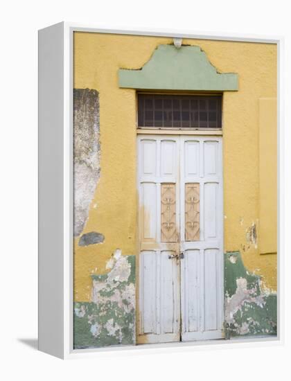 Colorful Doors, Merida, Yucatan, Mexico-Julie Eggers-Framed Premier Image Canvas