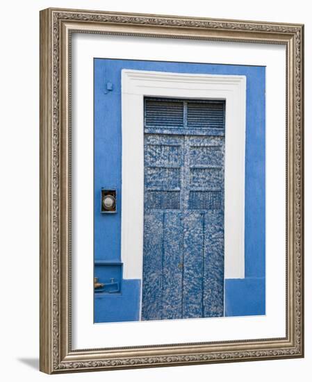 Colorful Doors, Merida, Yucatan, Mexico-Julie Eggers-Framed Photographic Print