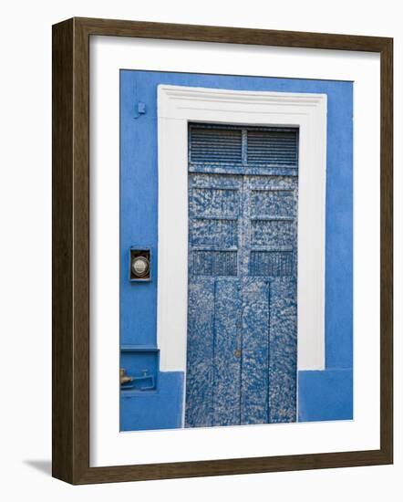 Colorful Doors, Merida, Yucatan, Mexico-Julie Eggers-Framed Photographic Print