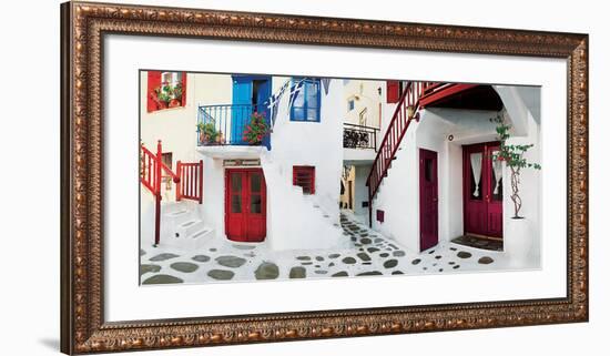 Colorful Doors-George Meis-Framed Art Print