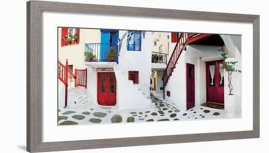 Colorful Doors-George Meis-Framed Art Print