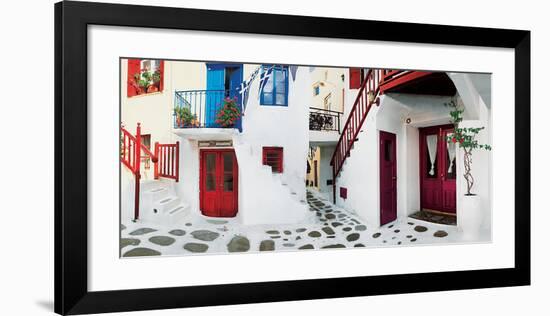 Colorful Doors-George Meis-Framed Art Print