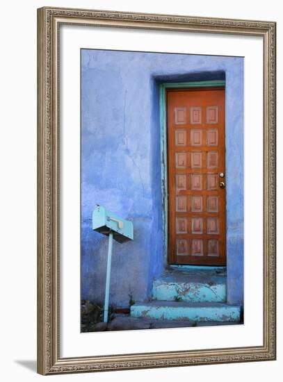 Colorful Doorway, Barrio Historico District,Tucson, Arizona, USA-Jamie & Judy Wild-Framed Photographic Print