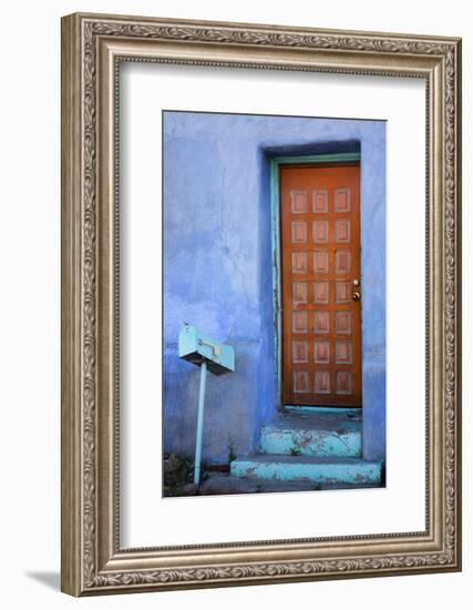 Colorful Doorway, Barrio Historico District,Tucson, Arizona, USA-Jamie & Judy Wild-Framed Photographic Print