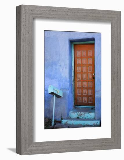 Colorful Doorway, Barrio Historico District,Tucson, Arizona, USA-Jamie & Judy Wild-Framed Photographic Print