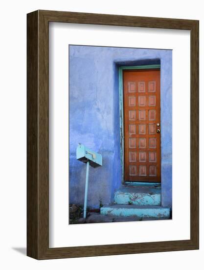 Colorful Doorway, Barrio Historico District,Tucson, Arizona, USA-Jamie & Judy Wild-Framed Photographic Print