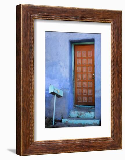 Colorful Doorway, Barrio Historico District,Tucson, Arizona, USA-Jamie & Judy Wild-Framed Photographic Print