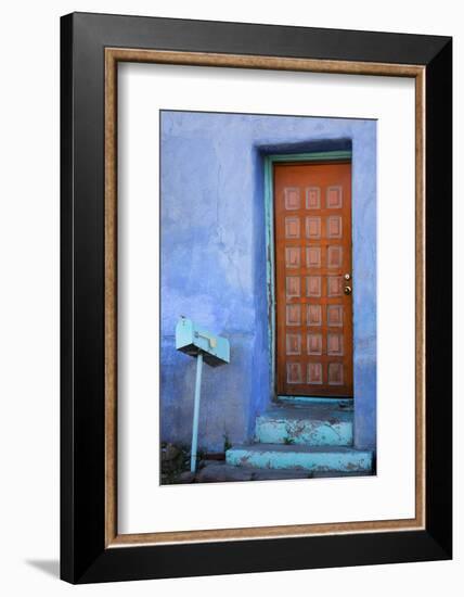 Colorful Doorway, Barrio Historico District,Tucson, Arizona, USA-Jamie & Judy Wild-Framed Photographic Print