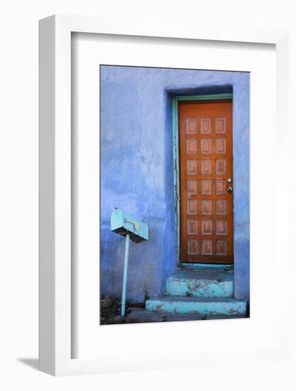 Colorful Doorway, Barrio Historico District,Tucson, Arizona, USA-Jamie & Judy Wild-Framed Photographic Print