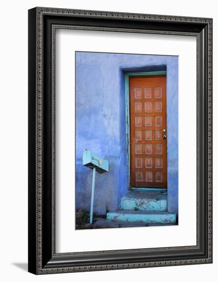 Colorful Doorway, Barrio Historico District,Tucson, Arizona, USA-Jamie & Judy Wild-Framed Photographic Print