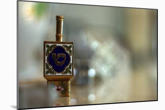 Colorful Dreidel-null-Mounted Photo