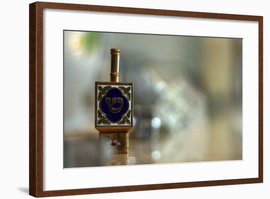 Colorful Dreidel-null-Framed Photo