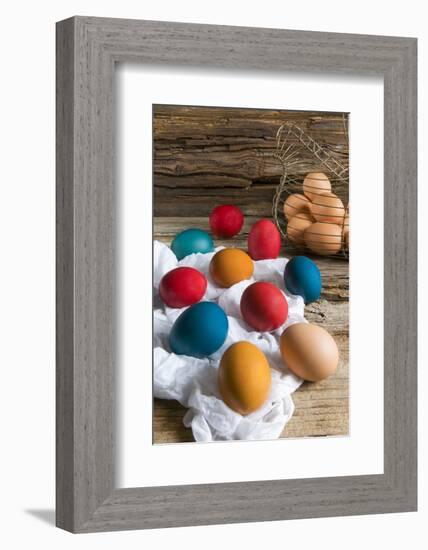 Colorful Easter Eggs-Nico Tondini-Framed Photographic Print