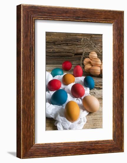 Colorful Easter Eggs-Nico Tondini-Framed Photographic Print