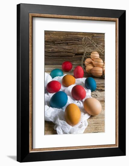 Colorful Easter Eggs-Nico Tondini-Framed Photographic Print