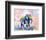 Colorful Elephant-Sarah Stribbling-Framed Giclee Print