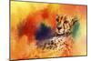 Colorful Expressions Cheetah-Jai Johnson-Mounted Giclee Print