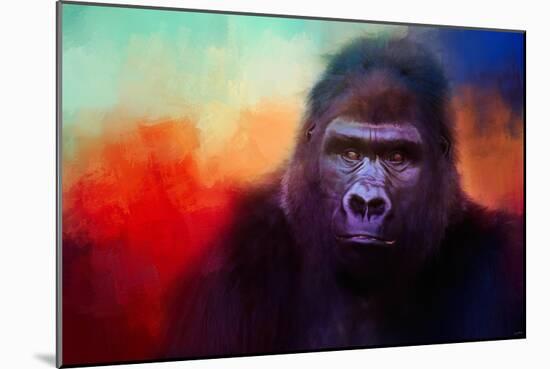 Colorful Expressions Gorilla-Jai Johnson-Mounted Giclee Print