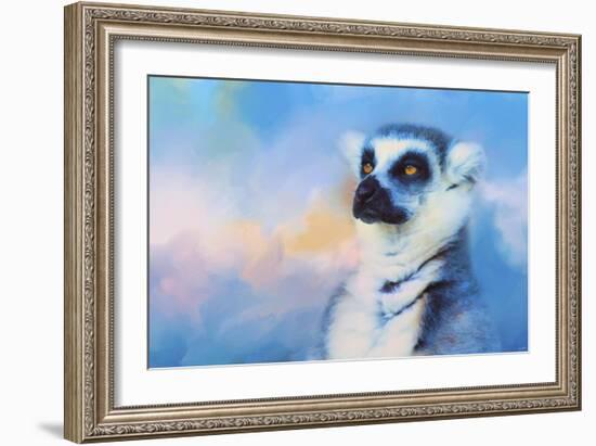 Colorful Expressions Lemur-Jai Johnson-Framed Giclee Print