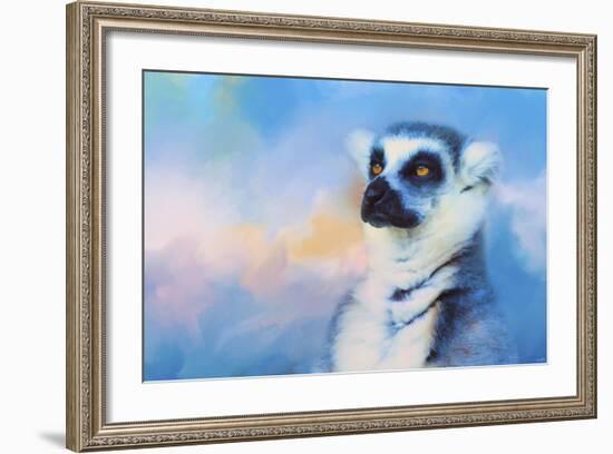 Colorful Expressions Lemur-Jai Johnson-Framed Giclee Print