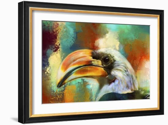 Colorful Expressions Toucan-Jai Johnson-Framed Giclee Print