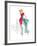 Colorful Fashion III-Anne Tavoletti-Framed Premium Giclee Print