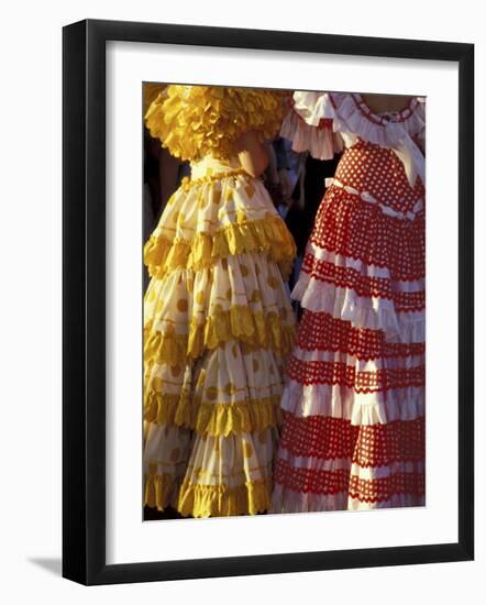 Colorful Flamenco Dresses at Feria de Abril, Sevilla, Spain-Merrill Images-Framed Photographic Print